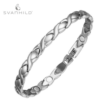 European and American eBay stainless steel bracelet fashion jewelry wholesale ladies Bracelet titanium steel electroplated magnet jewelry jewelry