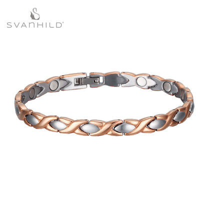 European and American eBay stainless steel bracelet fashion jewelry wholesale ladies Bracelet titanium steel electroplated magnet jewelry jewelry