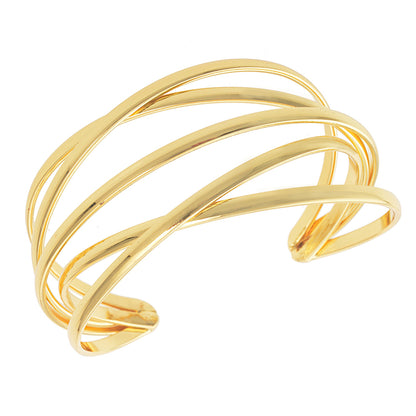 Factory Direct Supply of European and American Hot-Selling Jewelry, Cross-Border Metal C-Shaped Bracelets, Personalized Cut Out Retro Bracelets