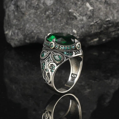 Wish Hot-Selling New Men's Ring Cross-Border European and American Retro Ring Fashion Personalized Ring