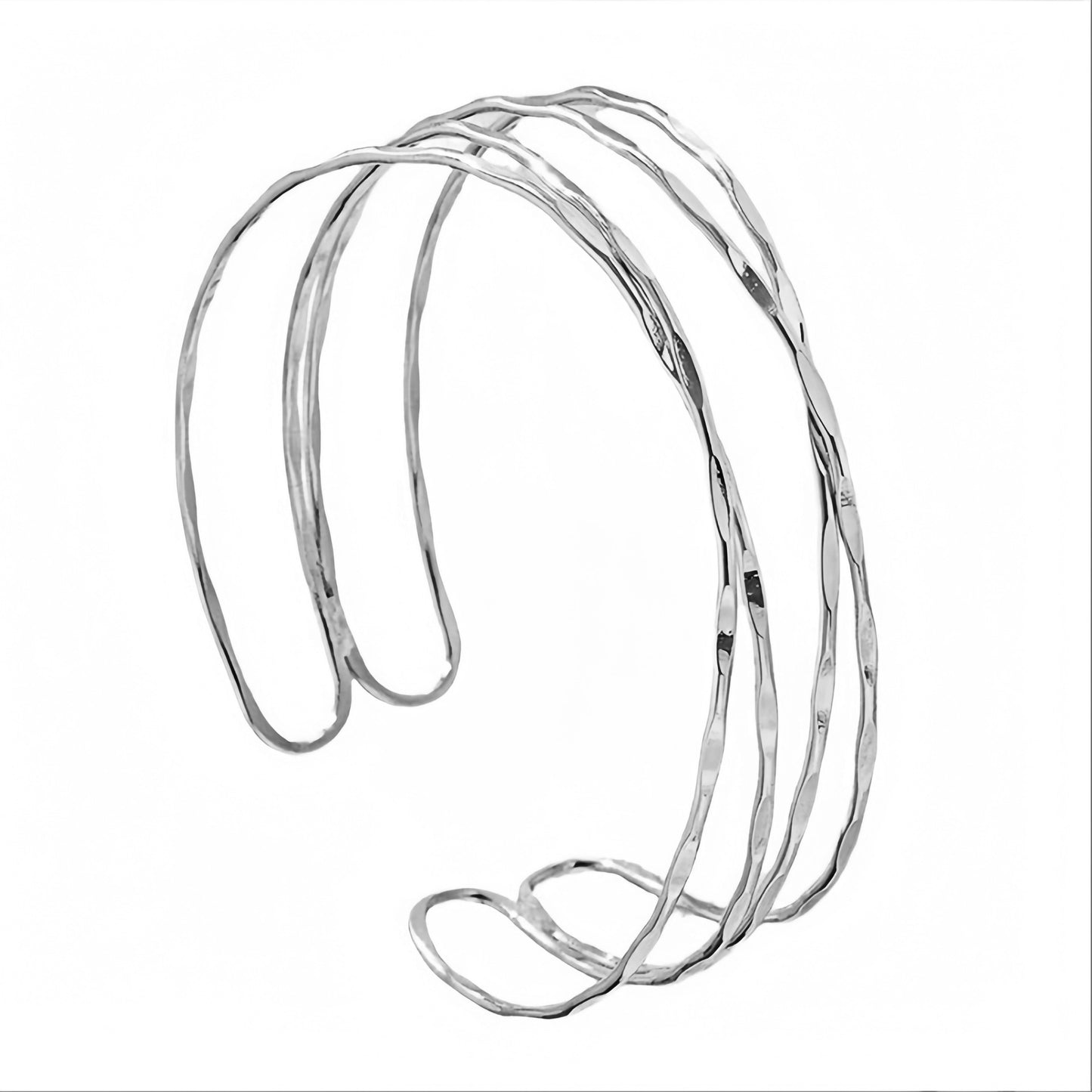 Factory Direct Supply of European and American Hot-Selling Jewelry, Cross-Border Metal C-Shaped Bracelets, Personalized Cut Out Retro Bracelets