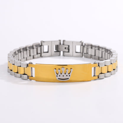 Crown Bracelet Minimalist Original Business Gift Cross-Border Carefully Selected Unisex Daily Commuting Accessory Factory Direct Supply Chain