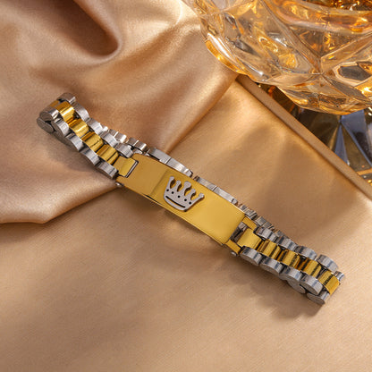 Crown Bracelet Minimalist Original Business Gift Cross-Border Carefully Selected Unisex Daily Commuting Accessory Factory Direct Supply Chain